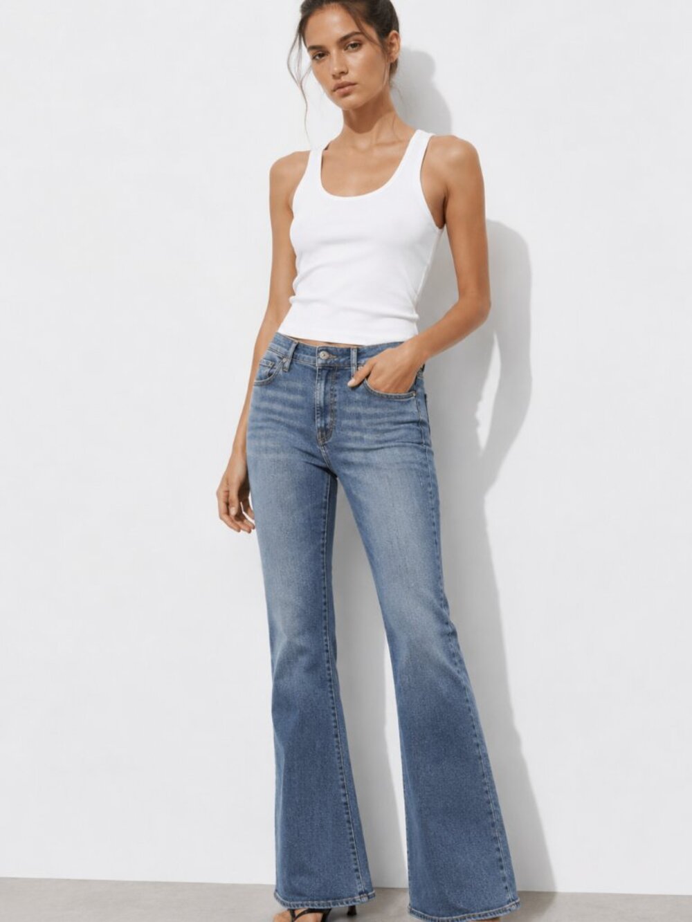 Citizens of Humanity Lilah High Rise Bootcut Flare Jeans Medium Wash Size 29